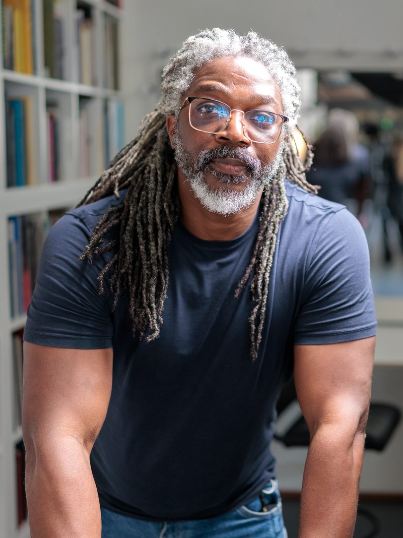 Kevan Smith, founder of Epiphany Content, in the POST studio library